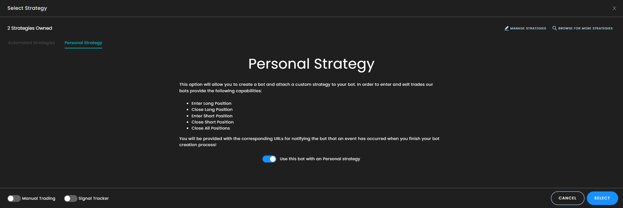 Custom Strategies | AstraBit Nexus Wiki
